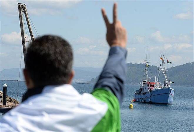 GAZZE´YE 3. ÖZGÜRLÜK FİLOSU HEDEFE YAKLAŞIYOR