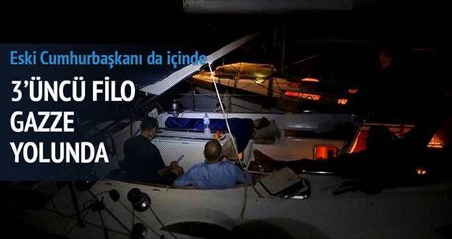 3. GAZZE FİLOSU DENİZE AÇILDI