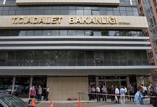 ADALET BAKANLIĞI BİNASINA ATEŞ EDEN KİŞİ GÖZALTINA ALINDI