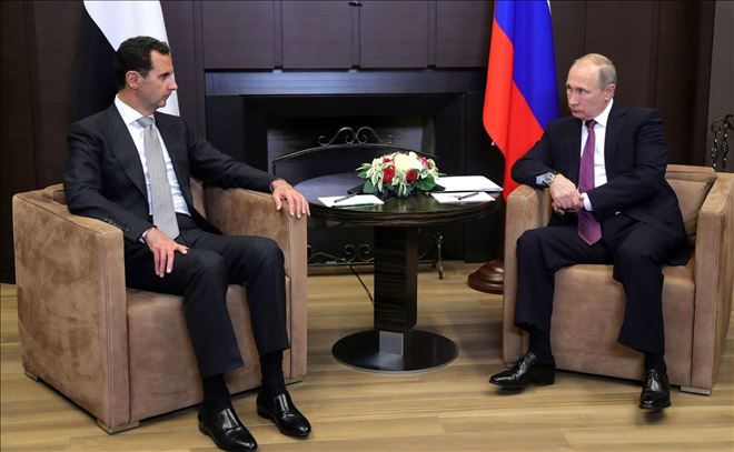 Putin ile Esed Soçi´de bir araya geldi