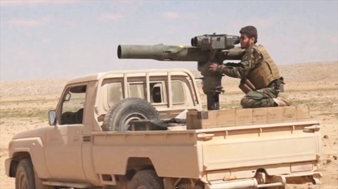 Afrin´e tanksavar yağıyor