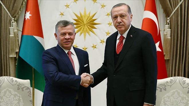 Cumhurbaşkanı Erdoğan, Ürdün Kralı Abdullah ile Kudüs´ü görüştü