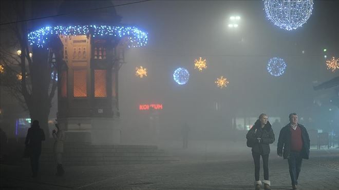  Saraybosna´da hava kirliliği normal seviyenin üç kat üstünde