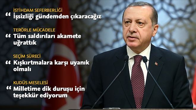 Cumhurbaşkanı Erdoğan´dan yeni yıl mesajı