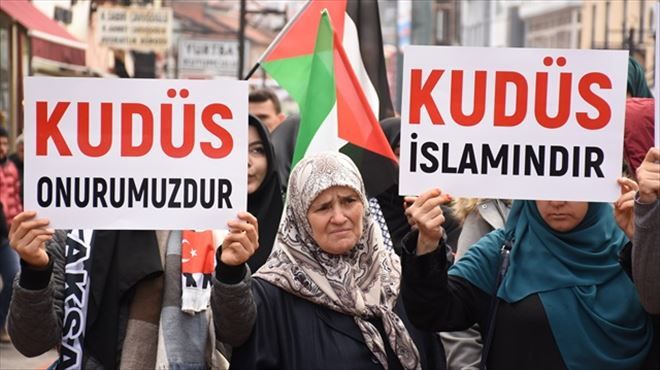 Trump´ın Kudüs Kararı, Yurdun Dört Bir Yanında Protesto Edildi