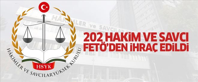 202 hakim ve savcıya ihraç