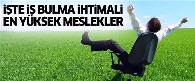 İş bulma ihtimali en yüksek meslekler