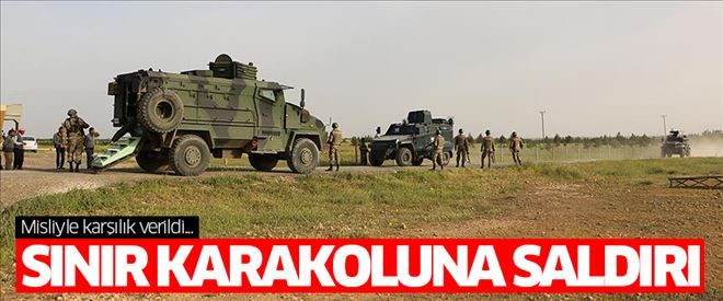 Sınır karakoluna roketatarlı saldırı