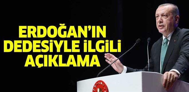 Milli Savunma Bakanlığı´ndan Cumhurbaşkanı Erdoğan´ın dedesi ile ilgili açıklama