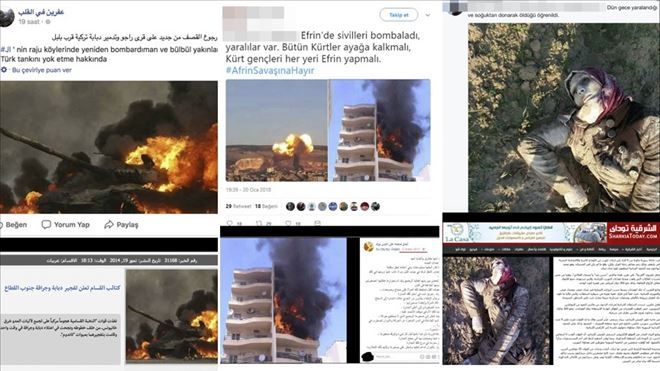 Sosyal medyada Zeytin Dalı Harekatı´na kara propaganda