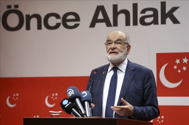 SAADET LİDERİ KARAMOLLAOĞLU: HÜKÜMET YAPTIĞIM İKAZLARA KULAK KABARTSA BU BELALAR BAŞIMIZA GELMEZDİ