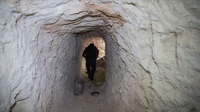 PYD/PKK´NIN YERİN 4 METRE ALTINDAKİ TÜNEL AĞI BULUNDU