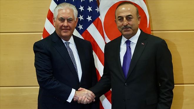 ÇAVUŞOĞLU TİLLERSON İLE GÖRÜŞTÜ