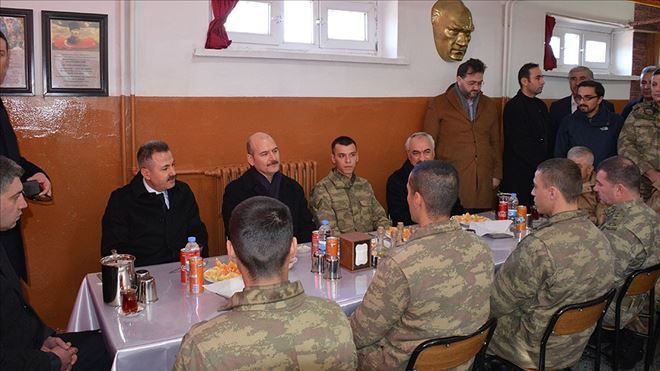 Bakan Soylu´dan hudut karakoluna ziyaret