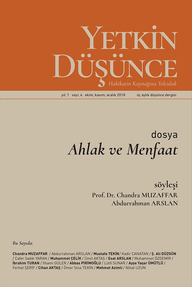 3 AYLIK YETKİN DÜŞÜNCE DERGİSİ 4. SAYISI İLE RAFLARDA YERİNİ ALDI