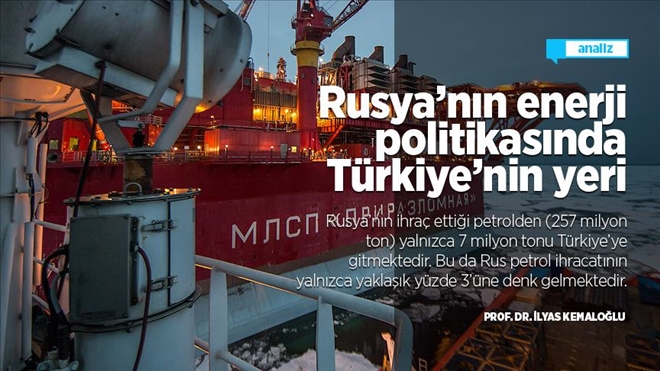 RUSYA´NIN ENERJİ POLİTİKASINDA TÜRKİYE´NİN YERİ