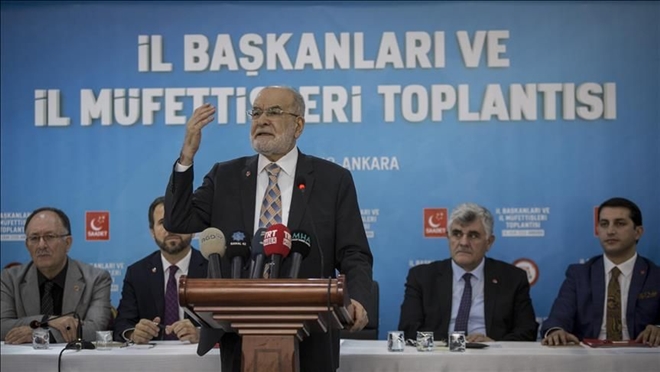 SAADET LİDERİ KARAMOLLAOĞLU: TÜRKİYE MAFYA USULÜYLE YÖNETİLEMEZ