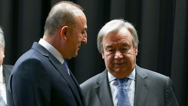 Çavuşoğlu ile Guterres Kaşıkçı cinayetini görüştü