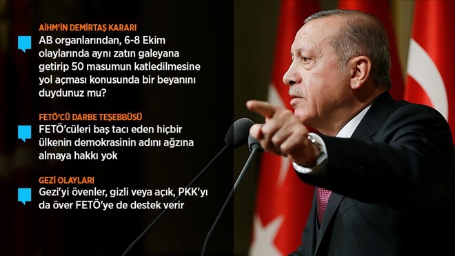 Cumhurbaşkanı Erdoğan: O çok sevdiğiniz teröristler silahlarını size çevirecekler