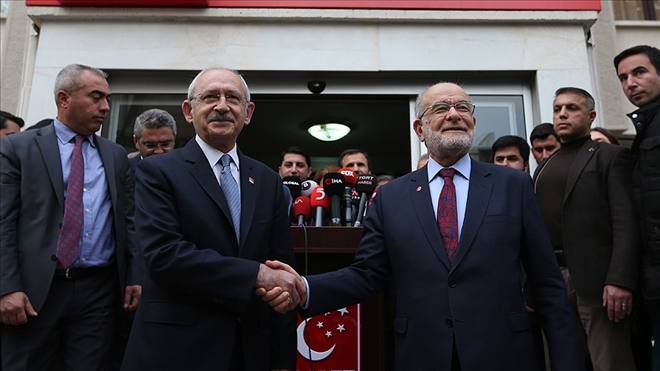Kılıçdaroğlu´ndan Karamollaoğlu´na ziyaret