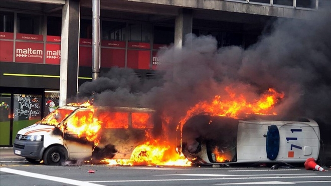 Brüksel´deki protestolar AB kurumlarının önüne sıçradı