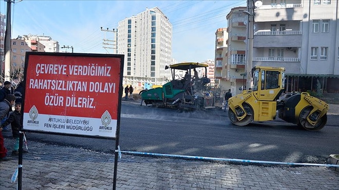 Artuklu´da yol yapımına 33 milyon lira yatırım