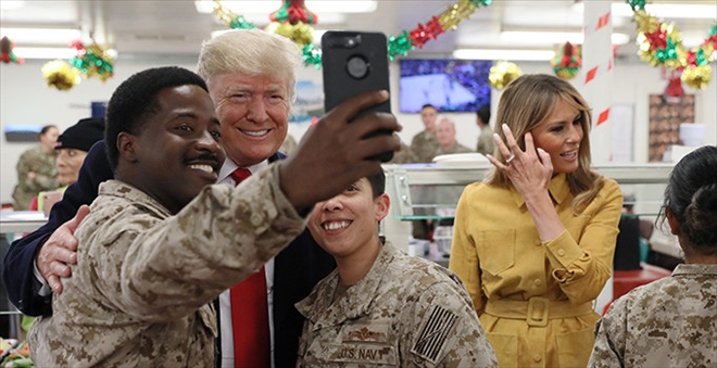Son dakika! ABD Başkanı Trump´tan Irak´a sürpriz ziyaret