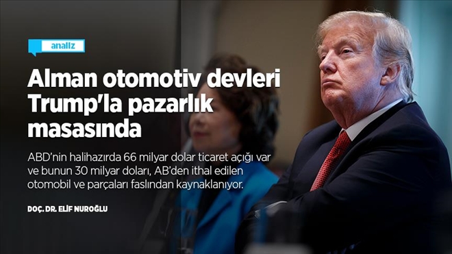 Alman otomotiv devleri Trump´la pazarlık masasında