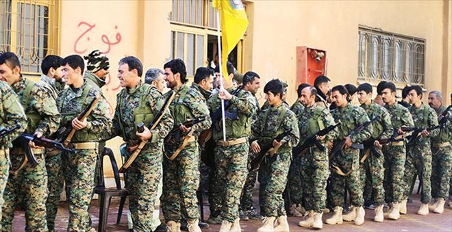 SAKALINI KESEN YPG´YE KATILDI