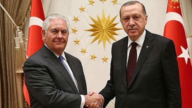 ERDOĞAN-TİLLERSON GÖRÜŞMESİ 3 SAAT 15 DAKİKA SÜRDÜ