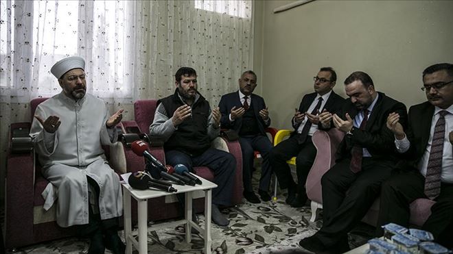 DİYANET İŞLERİ BAŞKANI ERBAŞ: ASKERİMİZ CEPHEDE BÜTÜN GÜCÜYLE GEREKENİ YAPIYOR