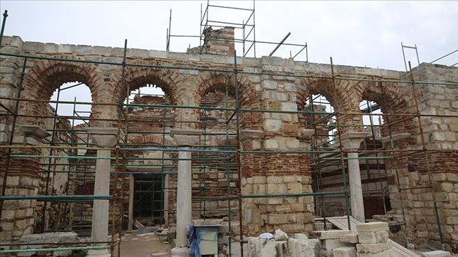 TARİHİ CAMİNİN RESTORASYONU DEVAM EDİYOR