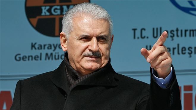 BAŞBAKAN YILDIRIM: TÜNELLERİNİ, MEVZİLERİNİ HER ŞEYLERİNİ BAŞLARINA YIKTIK