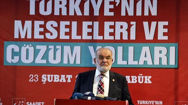 SAADET PARTİSİ GENEL BAŞKANI KARAMOLLAOĞLU´NDAN CUMHUR İTTİFAKI AÇIKLAMASI