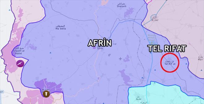 YPG RUSLARLA TEL RIFAT´TA ÇATIŞTI