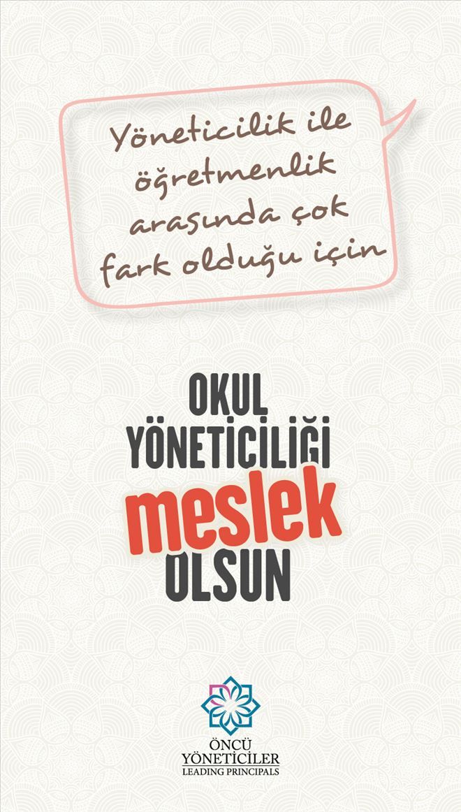 ÖNCÜ YÖNETİCİLER DERNEĞİ EĞİTİMDE ÇÖZÜM BEKLEYEN BİR KONUYU BİR KAMPANYA İLE GÜNDEME TAŞIYOR.