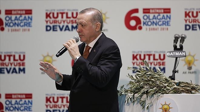 CUMHURBAŞKANI ERDOĞAN: BU TOPRAKLAR LÜMPENLERE TERK EDİLMEYECEK KADAR MÜBAREKTİR