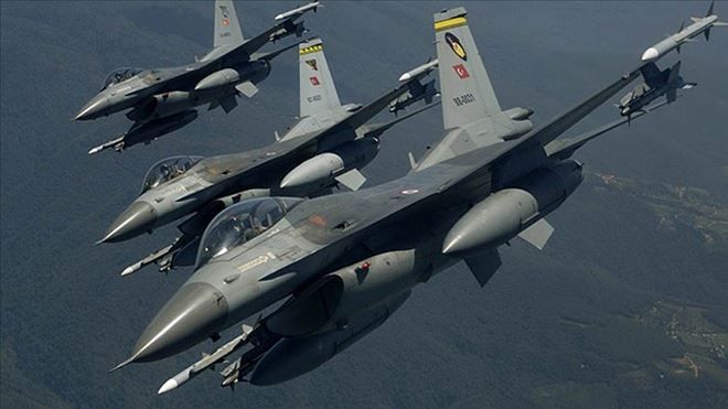IRAK´IN KUZEYİNDEKİ TERÖR HEDEFLERİNE HAVA HAREKATI