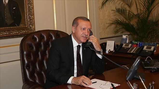CUMHURBAŞKANI ERDOĞAN´DAN TELEFON DİPLOMASİSİ