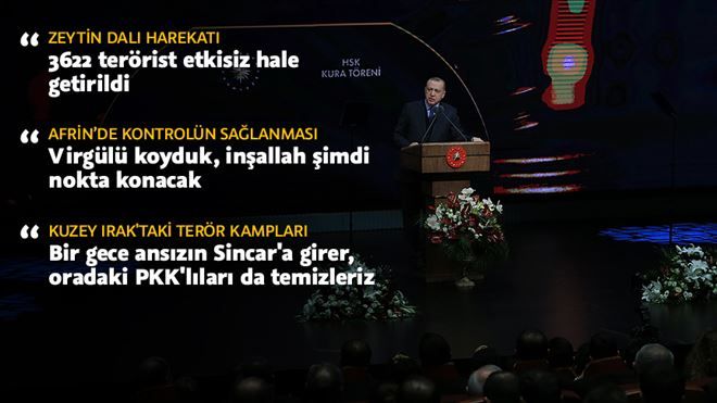 CUMHURAŞKANI ERDOĞAN: VİRGÜLÜ KOYDUK, İNŞALLAH ŞİMDİ NOKTA KONACAK
