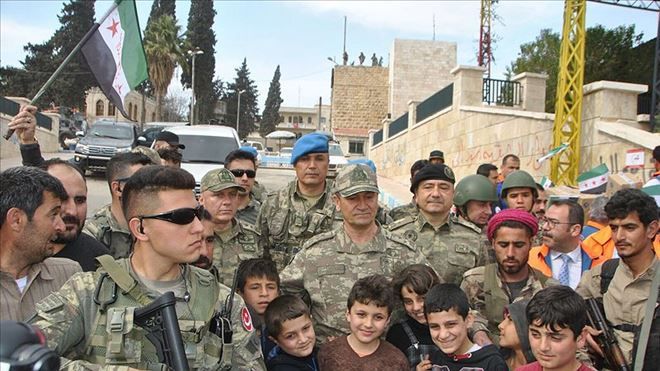 SURİYE´DE TERÖRDEN ARINDIRILAN BÖLGELERE İNSANİ YARDIM