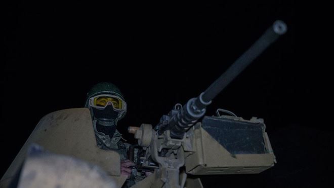 MEHMETÇİK AFRİN´DE GECE DEVRİYESİNDE
