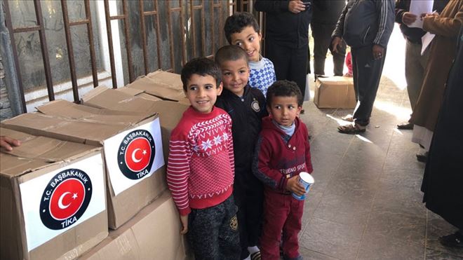 TİKA´DAN LİBYA´DA 200 AİLEYE GIDA YARDIMI