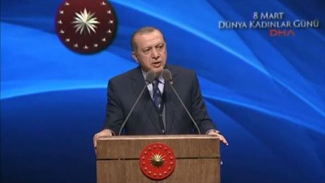 ERDOĞAN´DAN SERT SÖZLER: DİN ADAMI DİYE ORTAYA ÇIKIP KADINLA İLGİLİ DİNDE OLMAYAN İÇTİHATTA BULUNUYORLAR