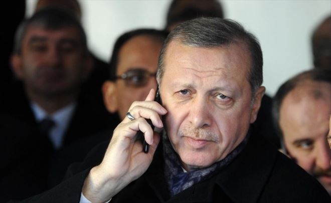 ERDOĞAN MACRON´LA TELEFONDA GÖRÜŞTÜ