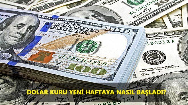 DOLAR FİYATLARI DÜŞÜŞTE! İŞTE DOLAR KURU FİYATI...