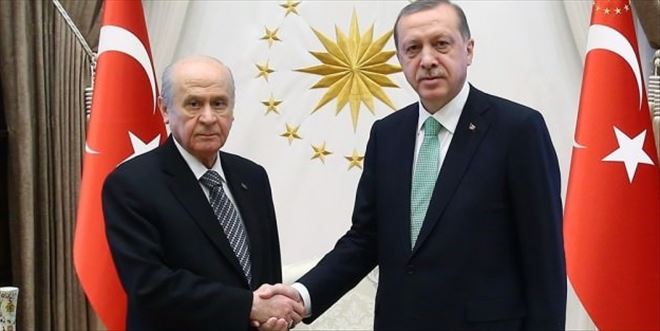 ERDOĞAN VE BAHÇELİ ERKEN SEÇİM İÇİN GÖRÜŞTÜ