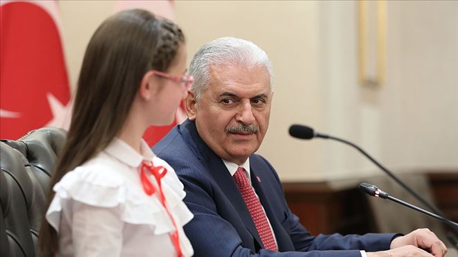 BAŞBAKAN YILDIRIM:ÇOCUKLARIMIZ İÇİN BAKANLARIMIZ VAR GÜCÜYLE ÇALIŞIYOR