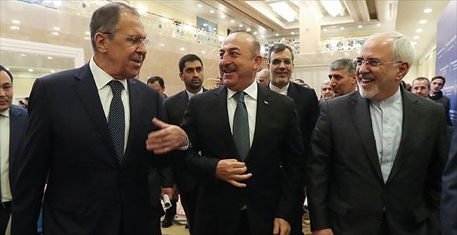 TÜRKİYE, RUSYA VE İRAN DIŞİŞLERİ BAKANLARI 28 NİSAN´DA MOSKOVA´DA TOPLANIYOR