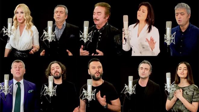 ´MİLLETİN DUASI´ KLİBİ ÜNLÜ İSİMLERİ BİR ARAYA GETİRDİ